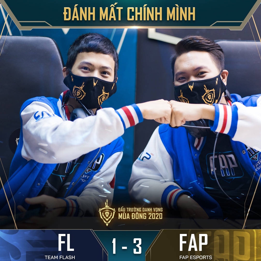 Vòng 8 Đấu trường Danh vọng mùa Đông 2020: ĐKVĐ Team Flash thảm bại trước FAP eSports
